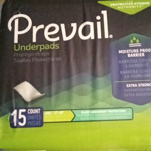 Prevail Underpads L 23" x 36" NWT